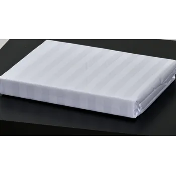 Povlečení PROFOD HOTEL ATLAS GRÁDL CLASSIC / Prodloužené bavlněné povlečení, proužek 20 mm, 160g/m2 - bílá 140x220 cm