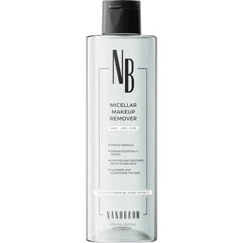 Nanobrow Micellar Makeup Remover Micelární odličovač na obličej a oči 200 ml