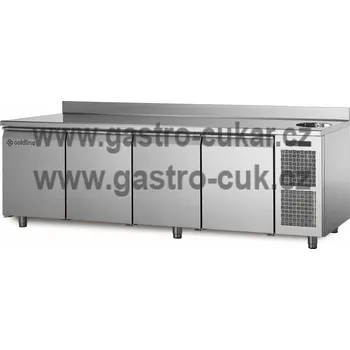 Coldline Chladící stůl TA21/1MS s deskou, dřezem a zadním lemem