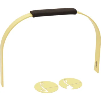 Nákupní košík Výměnný set černý s pastelově žlutou - LIEBLINGSKORB handle set black pastellgelb