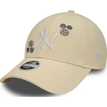 Kšiltovka kšiltovka New Era 9FO Denim MLB New York Yankees - Stone/White one size
