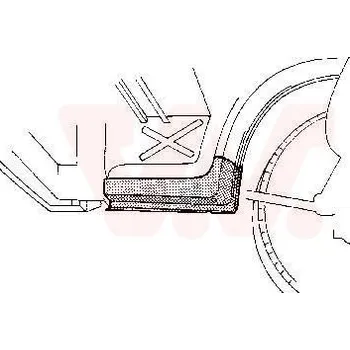 Prah karosérie Nástupní panel VAN WEZEL 5858302