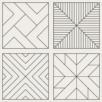 Dlažba Patchwork Tetris Matt - dlaždice 29,8x29,8 bílá NT1223-007-1