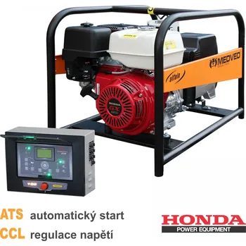 Elektrocentrála ALFA IN Záložní zdroj MEDVED GRIZZLI 7000 H CCL ATS 3.0162.02.ATS