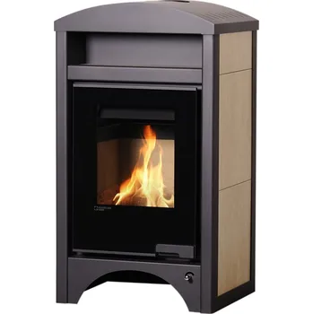Krbová kamna HS Flamingo Krbová kamna AQUAFLAM VARIO ® BARMA 11/7kW dlažba Javor
