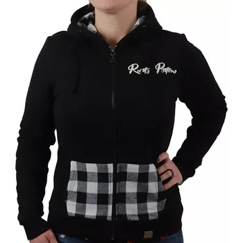 Dámská mikina Dámská mikina Rusty Pistons Rpsww48 Turner black/white zip - 2Xl / černá