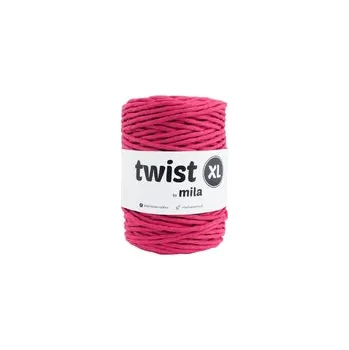 Příze Šnůra Twist XL MILA 5mm - fuksiová