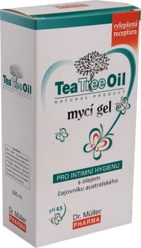 Intimní hygienický prostředek Dr. Müller Pharma Tea Tree Oil mycí gel pro intimní hygienu 200 ml