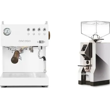 Kávovar Ascaso Steel DUO PID, White&Wood + Eureka Mignon Turbo, CR…