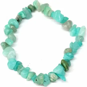 Náramek Amazonitový náramek sekaný světlý – přírodní kámen harmonie a klidu