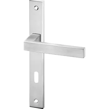 Dveřní kování AC-T Dveřní kování KOLN UŠ nerez Barevné provedení: nerez, Provedení: pro klíč - BB, Rozměr: 72 mm