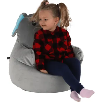 Sedací pytel Sedací vak, šedá látka, BABY TYP 2