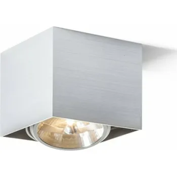 Bodové svítidlo RENDL DEAN I česaný hliník 230V/12V G53 50W R10610