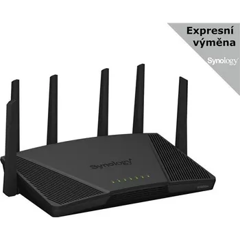 Synology RT6600ax MESH WiFi6 router (AX6000,2,4GHz/5GHz,3xGbELAN,1x2,5GbELAN,1xGbEWAN,1xUSB3.2)