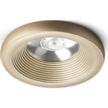 Bodové svítidlo RENDL SHARM PLUS zápustná perleťová zlatá 230V LED 10W 24° 3000K R13229