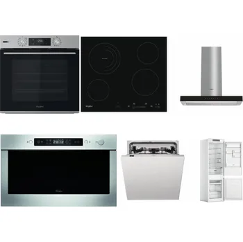Set domácích spotřebičů WHIRLPOOL OMSK58HU1SX + WHIRLPOOL AKT 8900 BA + WHIRLPOOL WHBS 62F LT K + WHIRLPOOL AMW 439 IX + WHIRLPOOL WIC 3C33 PFE + WHIRLPOOL WHC18 T311