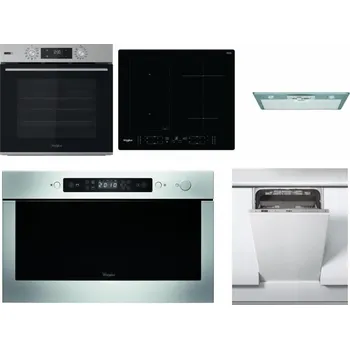 Set domácích spotřebičů WHIRLPOOL OMSK58HU1SX + WHIRLPOOL WL B8160 NE + WHIRLPOOL AKR 650/1 IX + WHIRLPOOL AMW 439 IX + WHIRLPOOL WSIC 3M27 C
