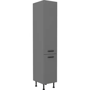 Kuchyňská linka Vysoká potravinová skříň na nožičkách 40 DK-215 2F NESSA antracit