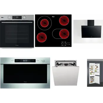 Set domácích spotřebičů WHIRLPOOL OMSK58HU1SX + WHIRLPOOL AKT 8190/BA + WHIRLPOOL AKR 62F LT K + WHIRLPOOL AMW 439 IX + WHIRLPOOL WIC 3C33 PFE + WHIRLPOOL ART 66112