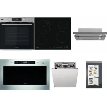 Set domácích spotřebičů WHIRLPOOL OMSK58HU1SX + WHIRLPOOL AKT 8900 BA + WHIRLPOOL AKR 749/1 IX + WHIRLPOOL AMW 439 IX + WHIRLPOOL WIO 3T133 PLE + WHIRLPOOL ART 66112