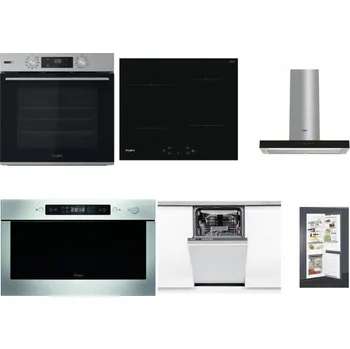 Set domácích spotřebičů WHIRLPOOL OMSK58HU1SX + WHIRLPOOL WS Q2760 BF + WHIRLPOOL WHBS 62F LT K + WHIRLPOOL AMW 439 IX + WHIRLPOOL WSIO 3O34 PFE X + WHIRLPOOL ART 65031