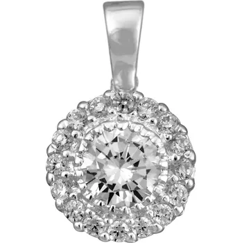 Přívěsek Stříbrný přívěsek se zirkony Ag 1 g