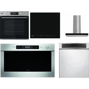 Set domácích spotřebičů WHIRLPOOL OMSK58HU1SX + WHIRLPOOL WL S7260 NE + WHIRLPOOL WHBS 62F LT K + WHIRLPOOL AMW 439 IX + WHIRLPOOL WBC 3C34 PF X