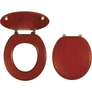 WC sedátko Novaservis Dýhované sedátko z lisovaného dřeva OŘECH LYRA - umělá dýha (WC/ORECHLYRA) (WC/ORECHLYRA)