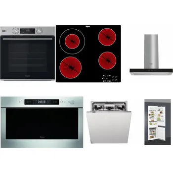 Set domácích spotřebičů WHIRLPOOL OMSK58HU1SX + WHIRLPOOL AKT 8130/NE + WHIRLPOOL WHBS 62F LT K + WHIRLPOOL AMW 439 IX + WHIRLPOOL WIO 3T133 PLE + WHIRLPOOL ART 66112