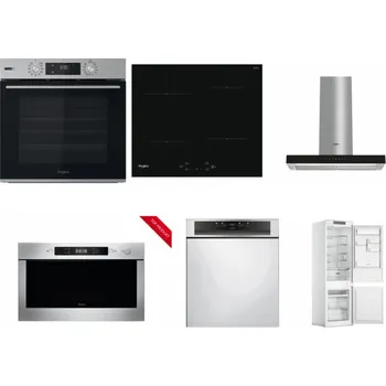 Set domácích spotřebičů WHIRLPOOL OMSK58HU1SX + WHIRLPOOL WS Q2760 BF + WHIRLPOOL WHBS 62F LT K + WHIRLPOOL AMW 423/IX + WHIRLPOOL WBC 3C34 PF X + WHIRLPOOL WHC18 T311