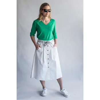 Dámská sukně Sukně džínová Onado ON584-OW bílá velikost: S