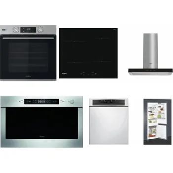 Set domácích spotřebičů WHIRLPOOL OMSK58HU1SX + WHIRLPOOL WS Q2760 BF + WHIRLPOOL WHBS 62F LT K + WHIRLPOOL AMW 439 IX + WHIRLPOOL WBC 3C34 PF X + WHIRLPOOL ART 65031