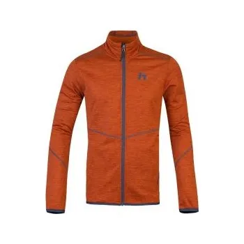 Pánská mikina Hannah DAMAR burnt orange mel XXXL; Oranžová mikina + DÁREK DLE VÝBĚRU!