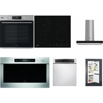 Set domácích spotřebičů WHIRLPOOL OMSK58HU1SX + WHIRLPOOL AKT 8900 BA + WHIRLPOOL WHBS 62F LT K + WHIRLPOOL AMW 439 IX + WHIRLPOOL WBC 3C34 PF X + WHIRLPOOL ART 65031