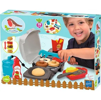 Dětská kuchyňka Gril Picnic dětský Écoiffier s doplňky > varianta grill stolní