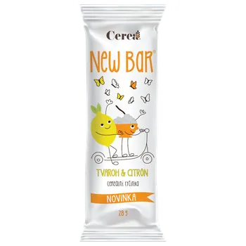Cerea New Bar cereální 28 g tvaroh/citrón