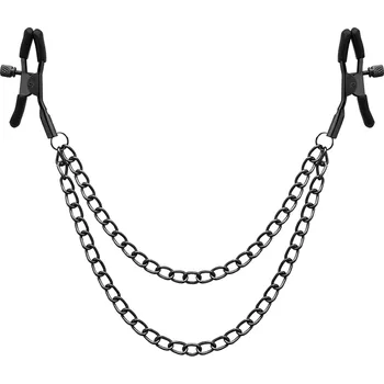 Nerezové svorky na bradavky s řetízkem