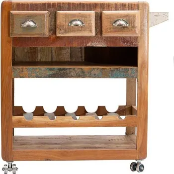 Vinotéka Dřevěný pojízdný bar Frankfurt