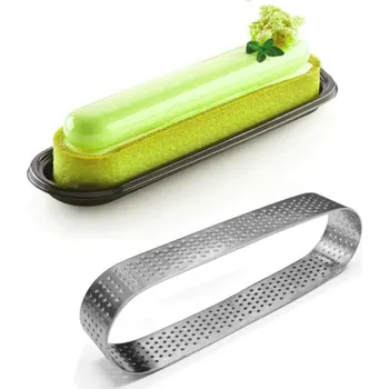 Forma na pečení AK Forma na tartaletky nerez oválná 13x 4cm, 6ks