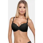 Podprsenka Vestia Black vyztužená s vyjímatelnými vycpávkami