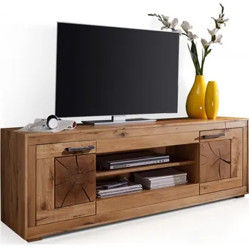 Televizní stolek Velký tv stolek z masivního divokého dubu Alaska