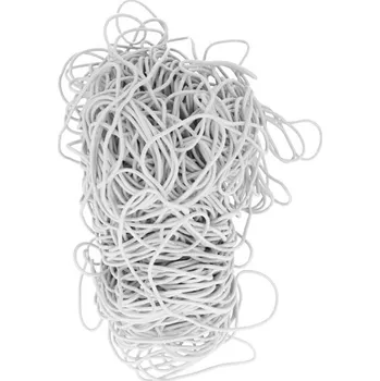 Textilní guma Kulatá pruženka bílá 3 mm