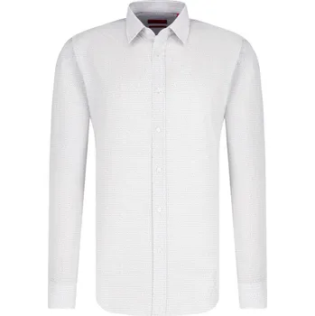 Pánská košile HUGO Košile Elisha | Barva:bílý | Velikost:41