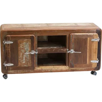 Obývací stěna Barevný televizní stolek Frankfurt z recyklovaného dřeva