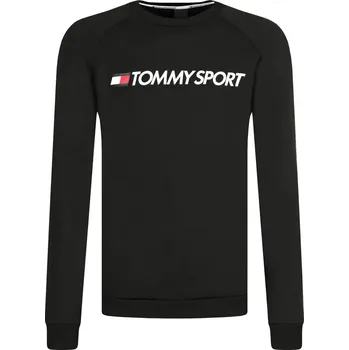 Pánská mikina Tommy Sport Mikina fleece logo | Barva:černý | Velikost:L