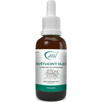 Rostlinný olej AKH Světlicový olej lisovaný za studena