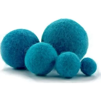 MMboutique Plstěná kulička vel.S 010-Turquoise