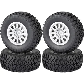 RC náhradní díl Reely 1:10 Buggy kompletní kola Blokový profil 12paprskový stříbrná 4 ks