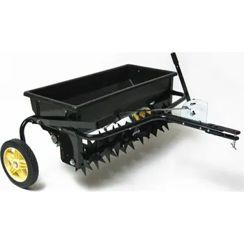 Příslušenství pro zahradní traktor Dema 94117D provzdušňovač trávníku s rozmetadlem hnojiva RL 80S