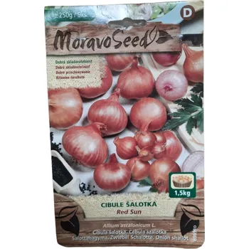 Semeno MoravoSeed Red Sun červená cibule šalotka 250 g